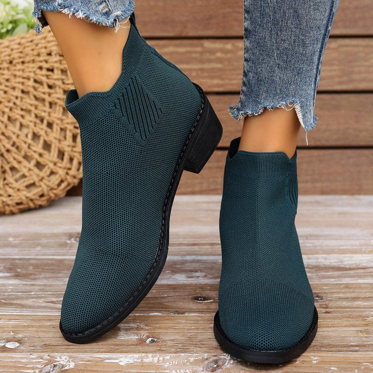 Rhea Slip-On Ankle Boots