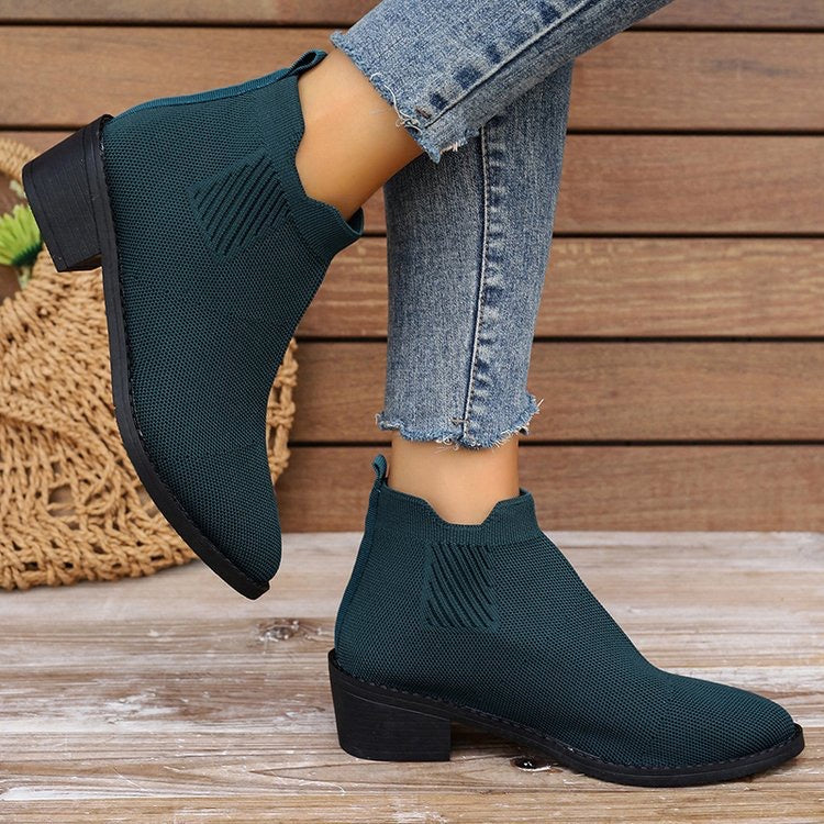 Rhea Slip-On Ankle Boots