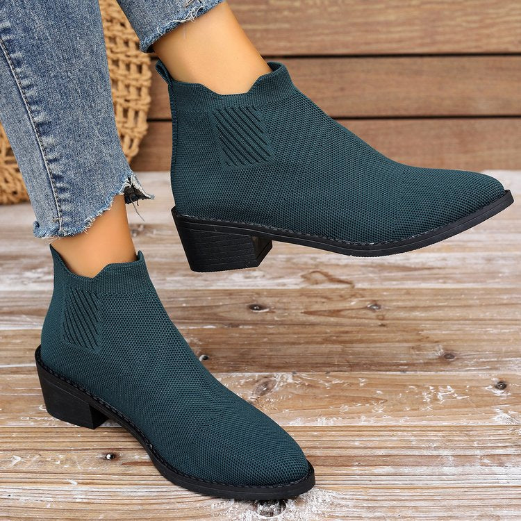 Rhea Slip-On Ankle Boots