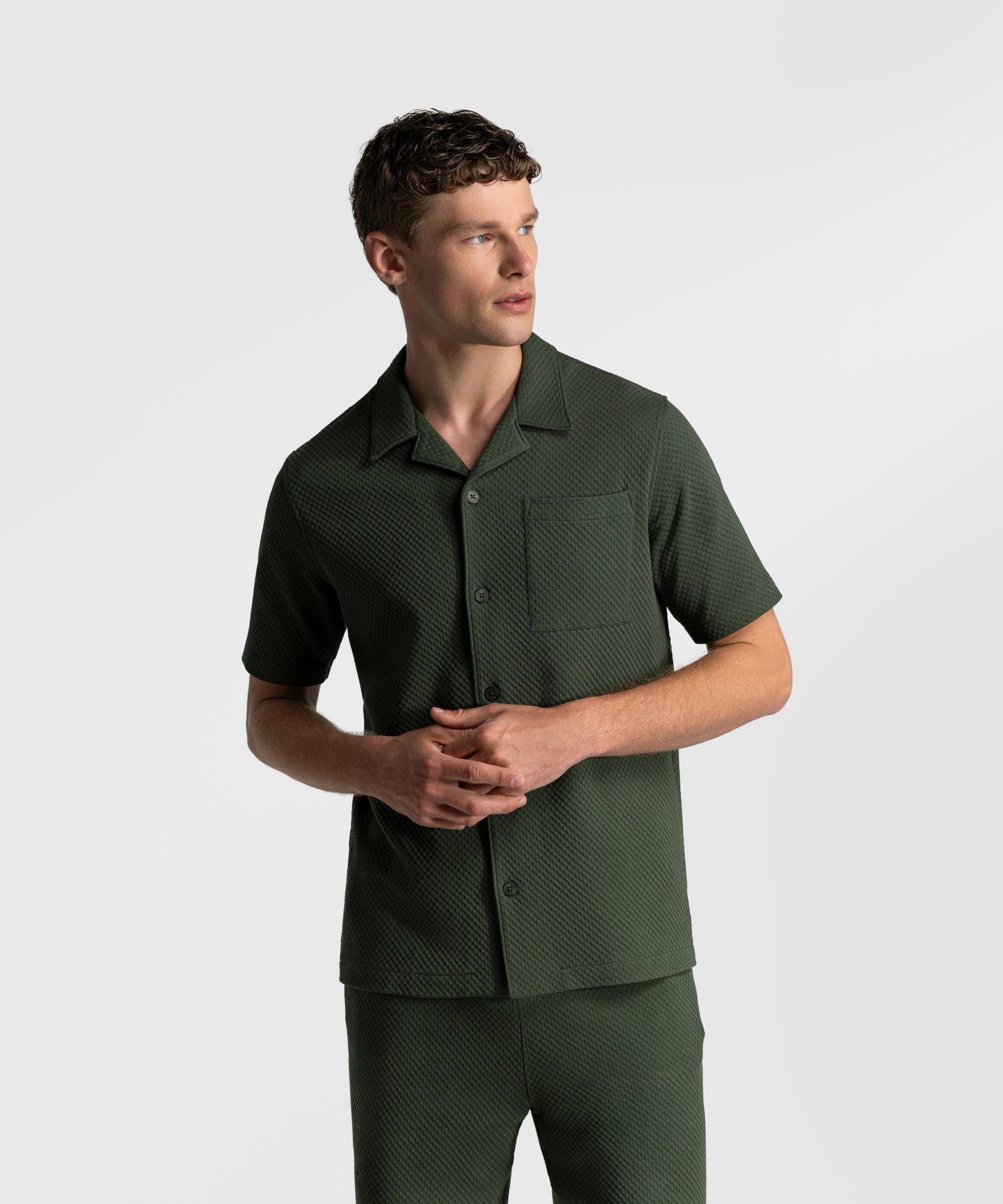 Jacquard Forest Green Set