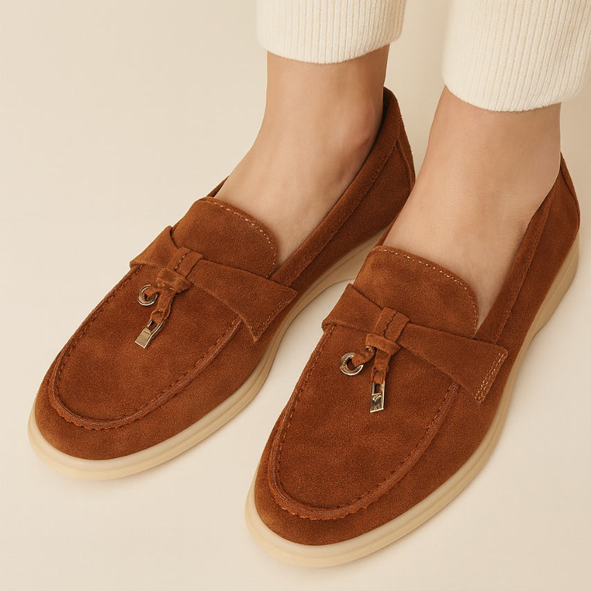 Edith Suede Lady Loafers