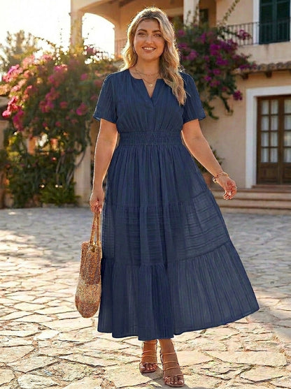 Vero | Boho maxi šaty s volánem