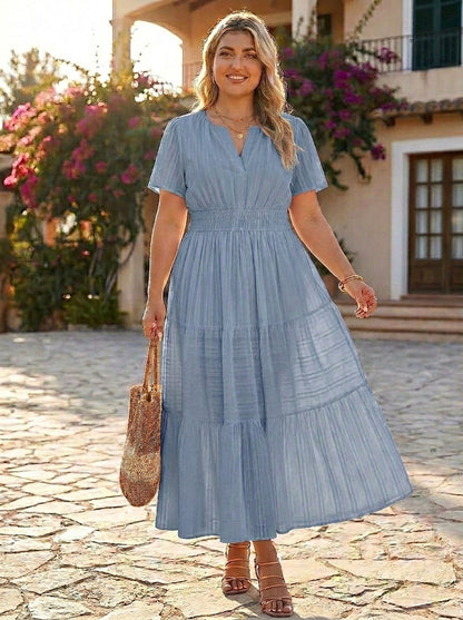 Vero | Boho maxi šaty s volánem