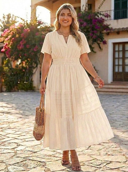 Vero | Boho maxi šaty s volánem