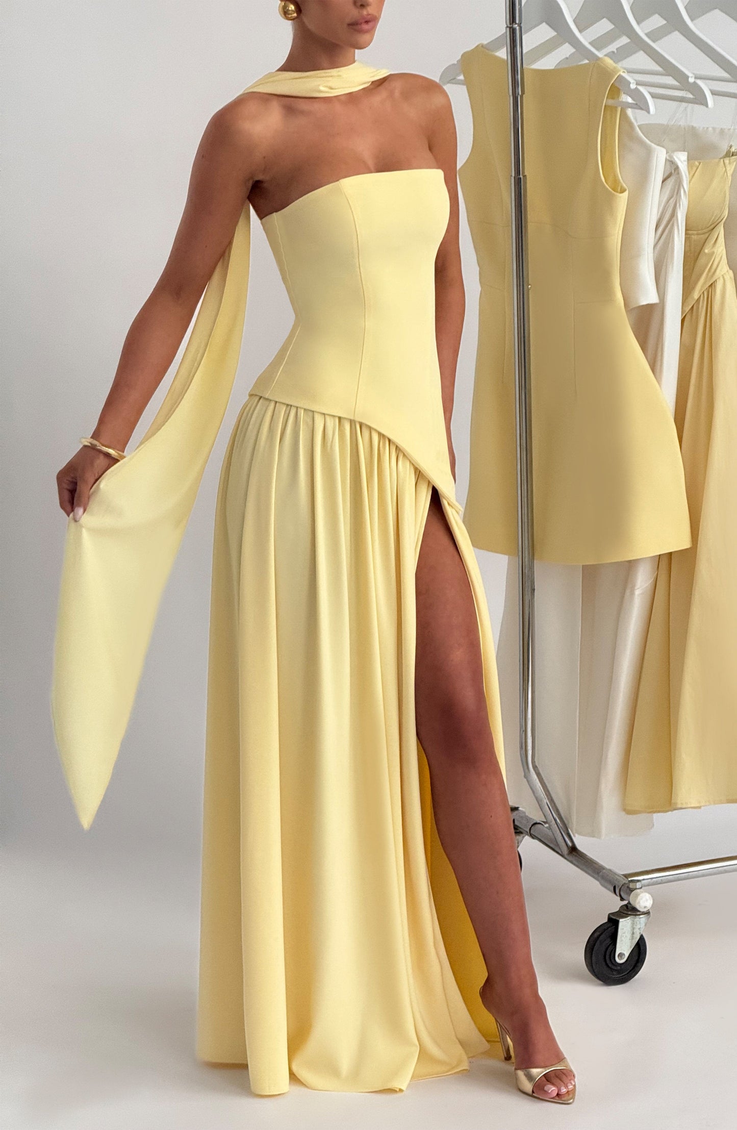 Serena | Abito Maxi Limone