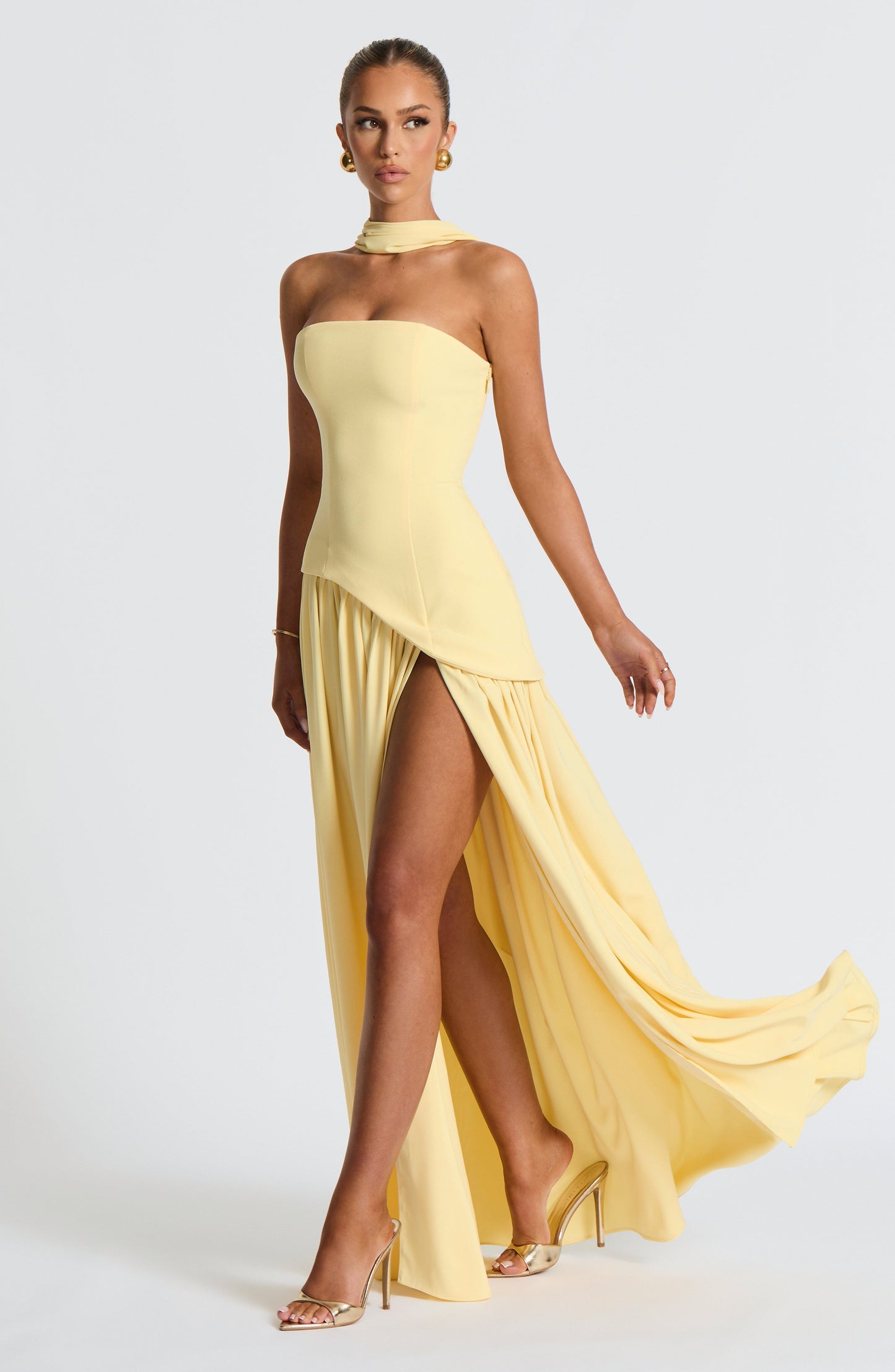 Serena | Abito Maxi Limone
