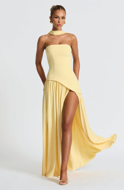 Serena | Abito Maxi Limone