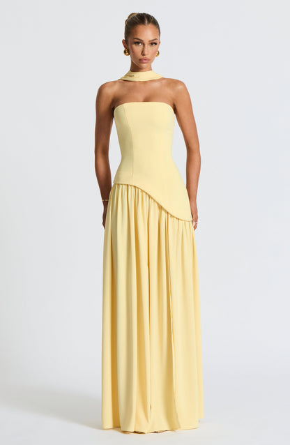 Serena | Abito Maxi Limone