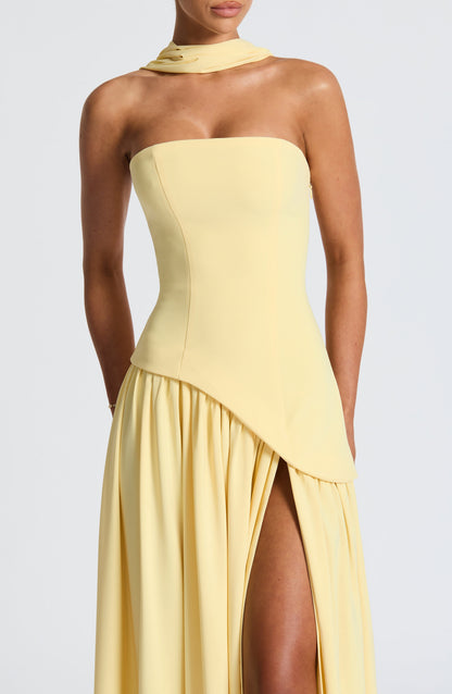 Serena | Abito Maxi Limone