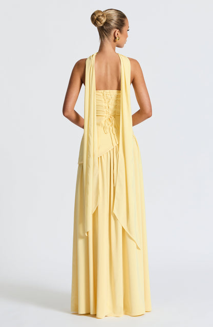 Serena | Abito Maxi Limone